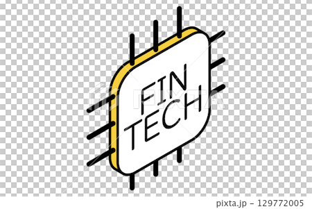 Fintech Icon 129772005