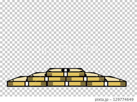 簡單的鈔票堆 簡單的鈔票堆 129774649