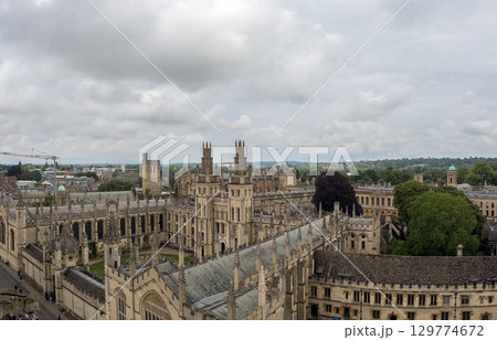 Majestic Gothic Architecture of a Historic University 129774672