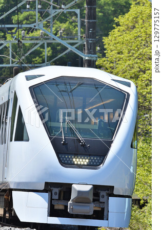 鉄道　私鉄：東武日光線　特急スペーシアX 3号　N100系 129775157