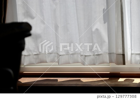 寸足らずな遮像レースカーテン 129777308