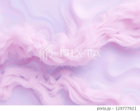 Pastel Pink Fluffy Abstract Waves, Soft Dreamy Background Pastel Pink Fluffy Abstract Waves, Soft Dreamy Background 129777621