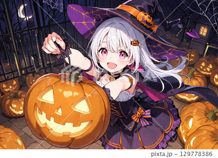 ハロウィン少女 129778386