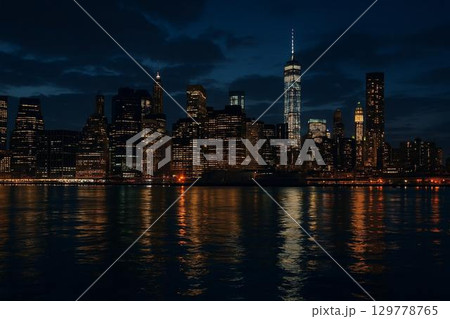 美しい夜景 129778765