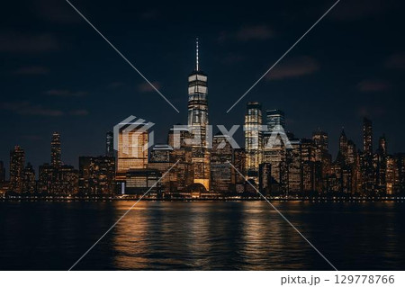 美しい夜景 129778766