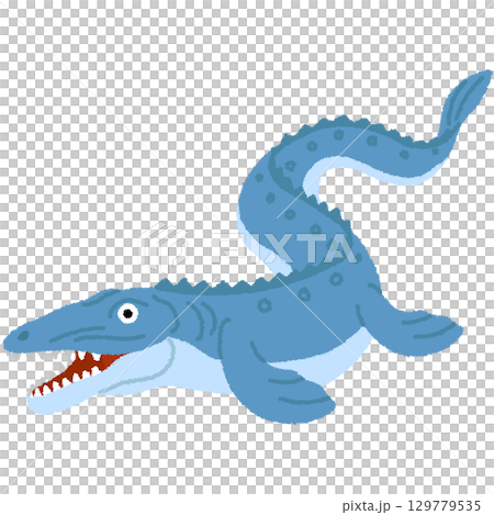 Mosasaurus illustration 129779535