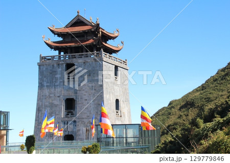 Pagoda and temples and festivals in vietnam 129779846