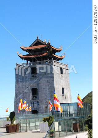 Pagoda and temples and festivals in vietnam 129779847