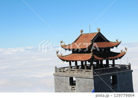 Pagoda and temples and festivals in vietnam 129779864