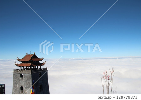 Pagoda and temples and festivals in vietnam 129779873