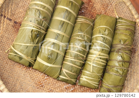 Traditional Banh Chung in Vietnam 129780142