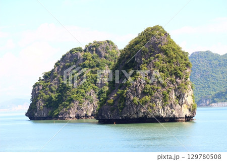 sea and mountains in vietnam 129780508