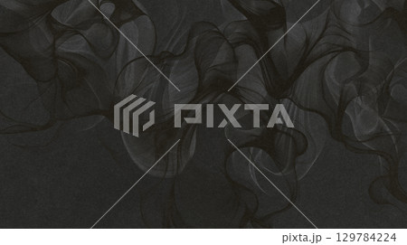 和風背景素材　毛筆で描いたアーティスティックな素材 129784224