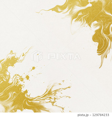 和風背景素材 毛筆で描いたアーティスティックな素材 和風背景素材 毛筆で描いたアーティスティックな素材 129784233