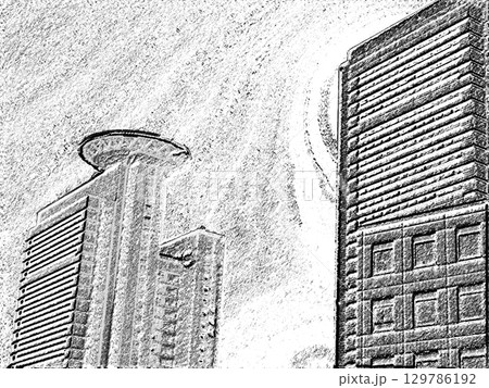 さいたま新都心駅前　＜加工＞ 129786192