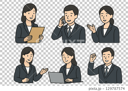 6 幅商業場景插圖 129787574