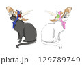 ロココな猫 129789749