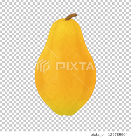 【フルーツ】パパイヤのイラスト 129789964