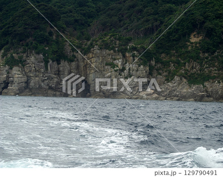 若狭の荒れた海 若狭の荒れた海 129790491