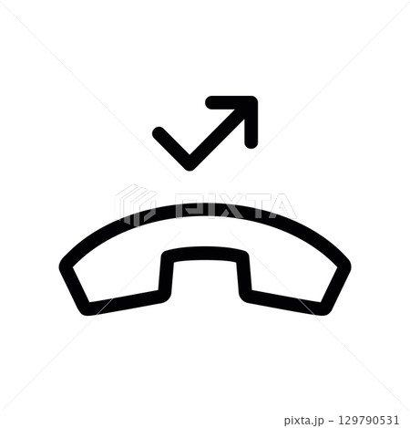 simple vector icon smartphone simple vector icon smartphone 129790531