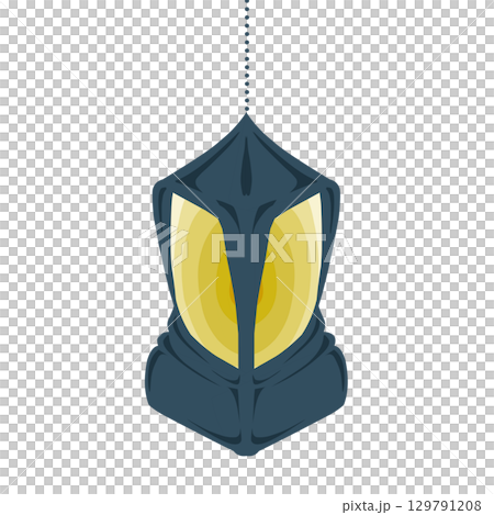 Lantern lamp design with Ramadan and Islamic holiday themes. Perfect for posters, banners, stickers, wallpapers, backgrounds 129791208