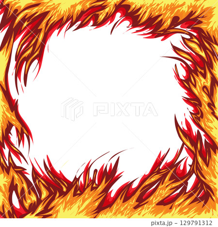 Background with a fire pattern. Perfect for wallpaper posters, movies, video content, websites, banners, covers 129791312