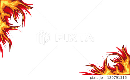 Background with a fire pattern. Perfect for wallpaper posters, movies, video content, websites, banners, covers 129791316