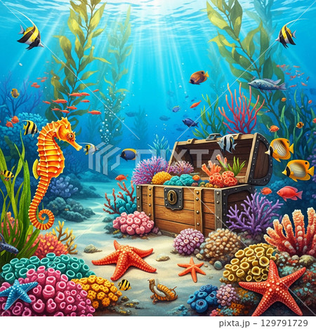 海の底の神秘 海の底の神秘 129791729