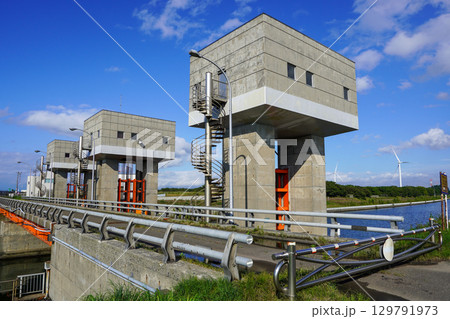 石狩放水路水門・石狩放水路 石狩放水路水門・石狩放水路 129791973
