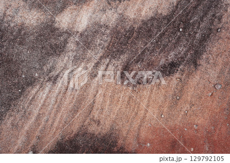 Ancient Pha taem flintstone rock wall texture 129792105