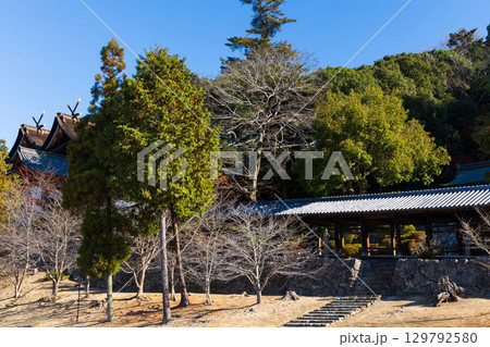 冬の岡山県岡山市　三備一宮　吉備津神社 129792580