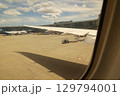 バンクーバー国際空港発飛行機からの景色 129794001