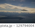 バンクーバー国際空港発飛行機からの景色 129794004