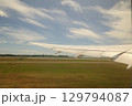 バンクーバー国際空港発飛行機からの景色 129794087