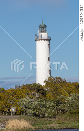 The "Long Erik" lighthouse on the northern tip of island Oland, Sweden. The "Long Erik" lighthouse on the northern tip of island Oland, Sweden. 129794534