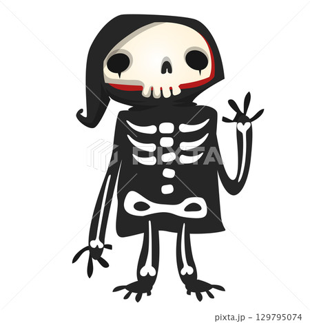 Funny cartoon grim reaper character design. Funny cartoon grim reaper character design. 129795074