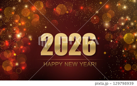 2026 Merry Christmas and Happy New Year Abstract Shiny Gold Glitter Wave Background. Bokeh and Confetti Design Element for Banner, Poster, Website Congratulations. 2026 Merry Christmas and Happy New Year Abstract Shiny Gold Glitter Wave Background. Bokeh and Confetti Design Element for Banner, Poster, Website Congratulations. 129798939