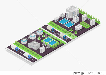 Isometric water purification 129801890
