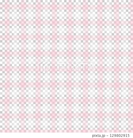Pink White Plaid Gingham Hand Drawn Background Pattern Overlay 129802915