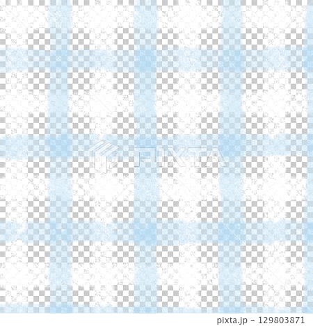 Blue White Plaid Gingham Madras Check Hand Drawn Background Pattern Overlay Blue White Plaid Gingham Madras Check Hand Drawn Background Pattern Overlay 129803871