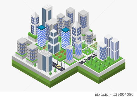 Isometric city Isometric city 129804080