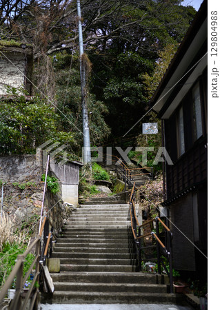 佐渡ヶ島の街並み 佐渡ヶ島の街並み 129804988