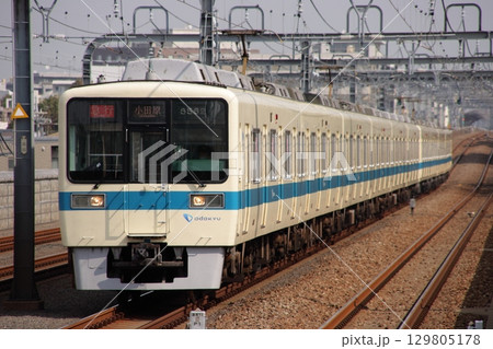 連続高架線を走行する小田急8000形電車_2009/10/19撮影 129805178