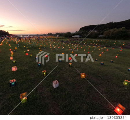 和渕夏祭りの灯篭 129805224