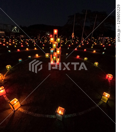和渕夏祭りの灯篭 129805229