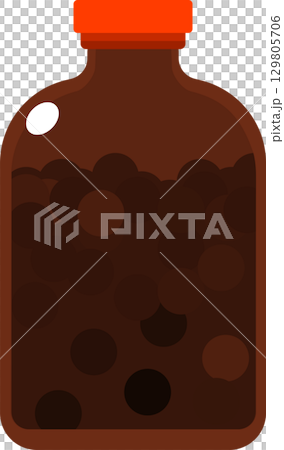 Light-blocking bottle containing tablets 129805706