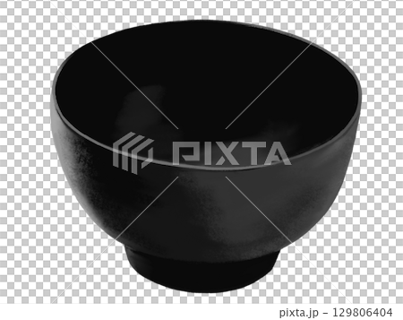 Black bowl Black bowl 129806404