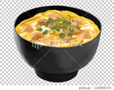 親子丼（黑碗） 129806570