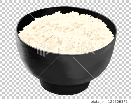 米飯(黑碗) 米飯(黑碗) 129806571