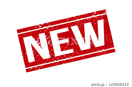 NEW Rubber Stamp. Red NEW Rubber Grunge Stamp Seal Vector Illustration - Vector 129806818